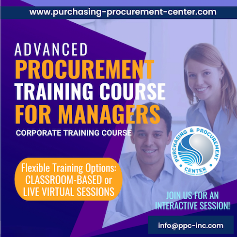 Revolutionary, Real-Life & Practical Advanced Online Procurement Training Course for Managers. Advanced Strategic Sourcing, Advanced Negotiations, Category Mgt