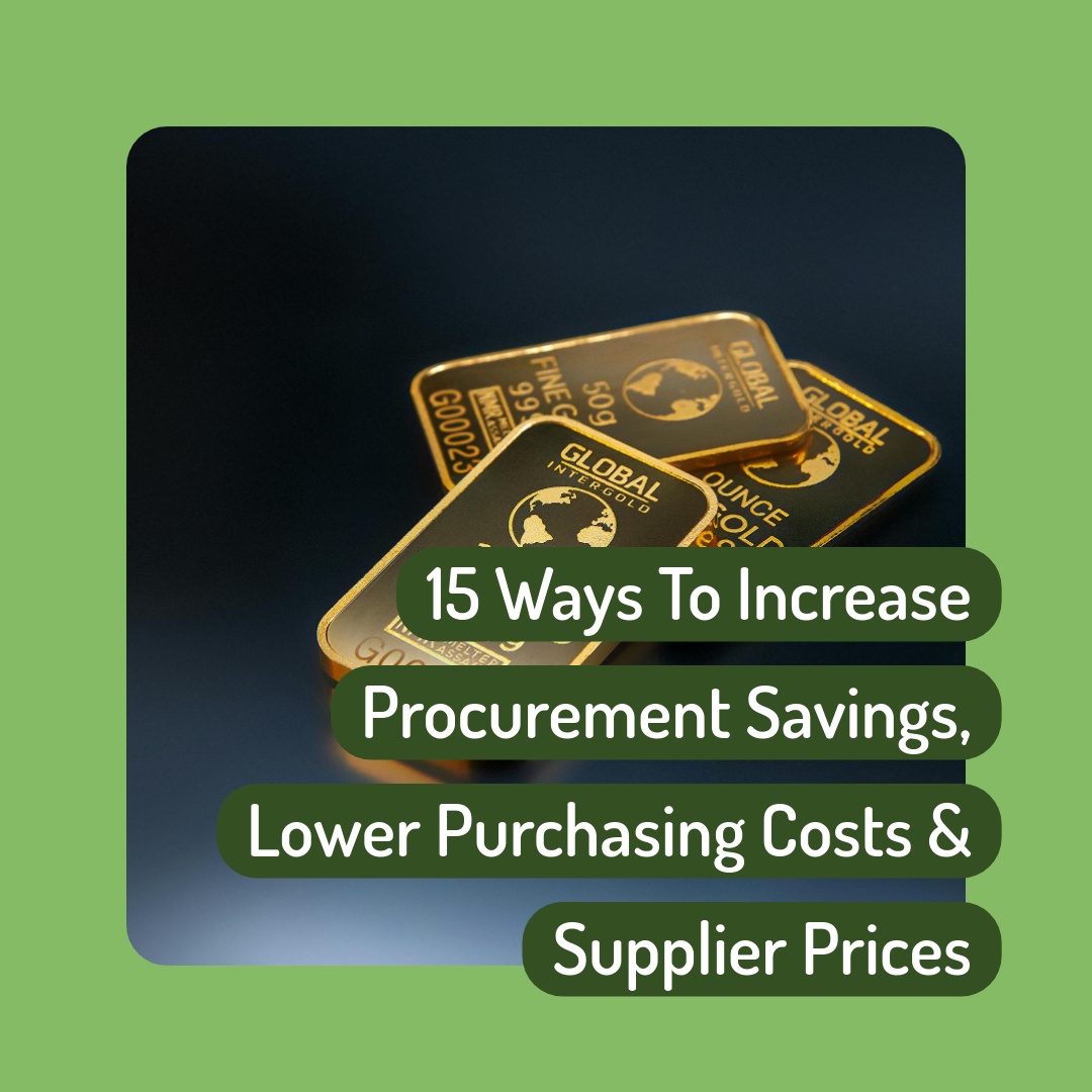 Discover 15 practical tips to boost procurement savings and improve supplier terms. Learn strategies to streamline processes and maximize efficiency.